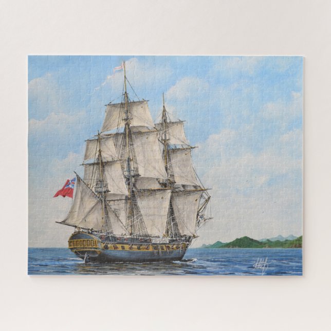 HMS Überraschung-Jigsaw-Puzzle (Horizontal)