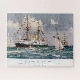 HMS Unflexible Eisenbahn-Schlachtung 1876