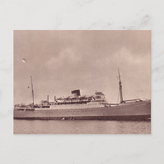 HMS Unicorn Postkarte (Vorderseite)