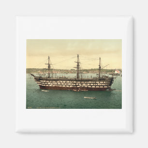 HMS unumstößlich, Plymouth, Devon, England Magnet