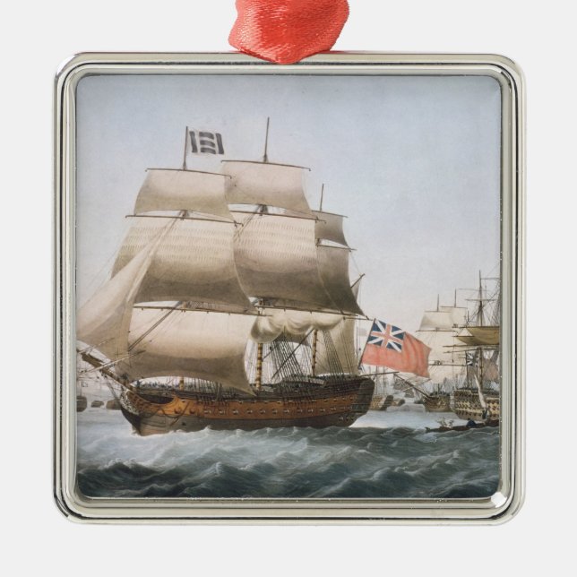 HMS Victory, 1806 Ornament Aus Metall (Vorne)