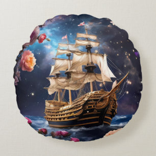 HMS Victory Lord Nelsons Ship Rundes Kissen