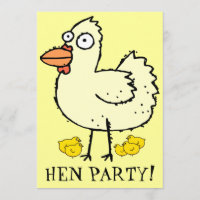 Hn Party! Einladung von Hühnern und Hühnern