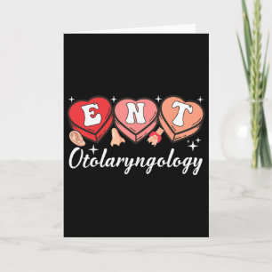 HNO-Krankenschwester Valentine Ohrenarzt Hals-Nase Karte