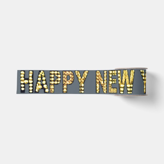 HNY-Yellow-Gld Ripsband (Vorderseite)