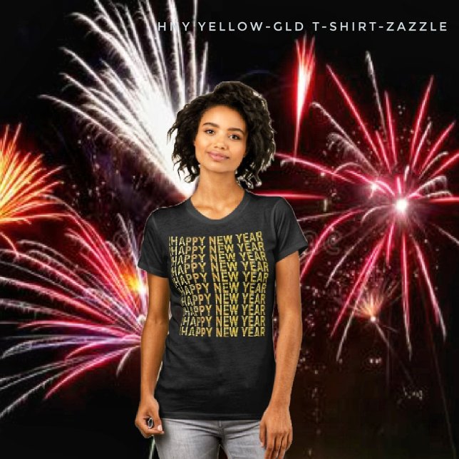 HNY-Yellow-Gld T-Shirt (Von Creator hochgeladen)