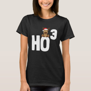 Ho 3 Kubed Christmas Ho Ho Math Lehrer Ho3 T-Shirt