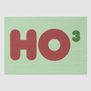 Ho 3 Nerdy lustige Weihnachten Seidenpapier