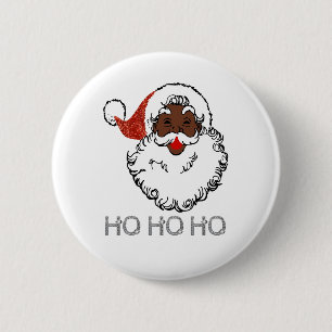 ho black santa button