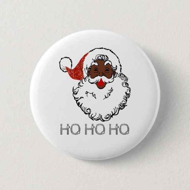 ho black santa button (Vorderseite)
