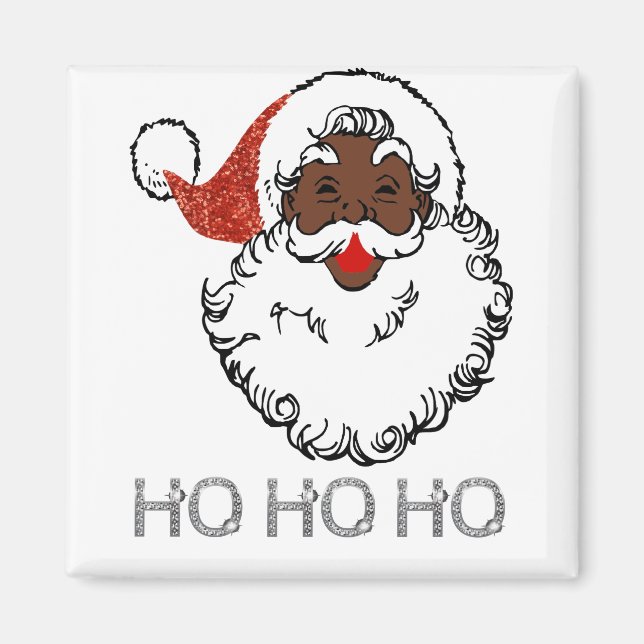 ho black santa magnet (Vorne)