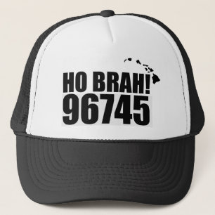 Ho Brah! …, Hawaii-Postleitzahl-Hut 96725 Kailua Truckerkappe