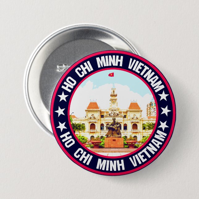 Ho Chi Minh Button (Vorne & Hinten)