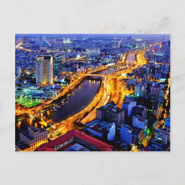 Ho Chi Minh City Postkarte (Vorderseite)