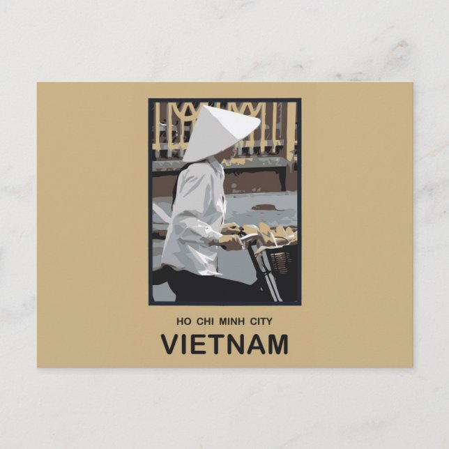 Ho Chi Minh City Vietnam Postkarte (Vorderseite)