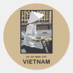 Ho Chi Minh City Vietnam Runder Aufkleber