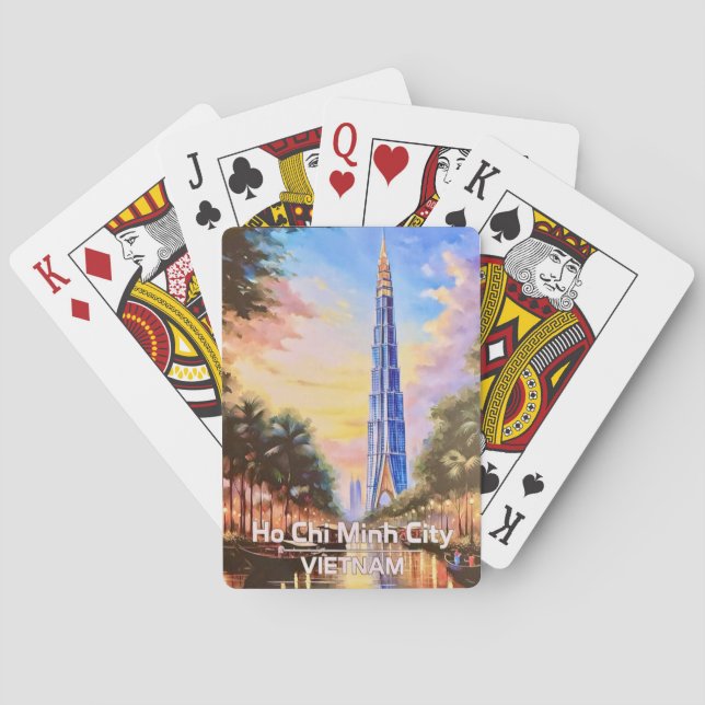 Ho Chi Minh City Vietnam spielen Karten Spielkarten (Rückseite)