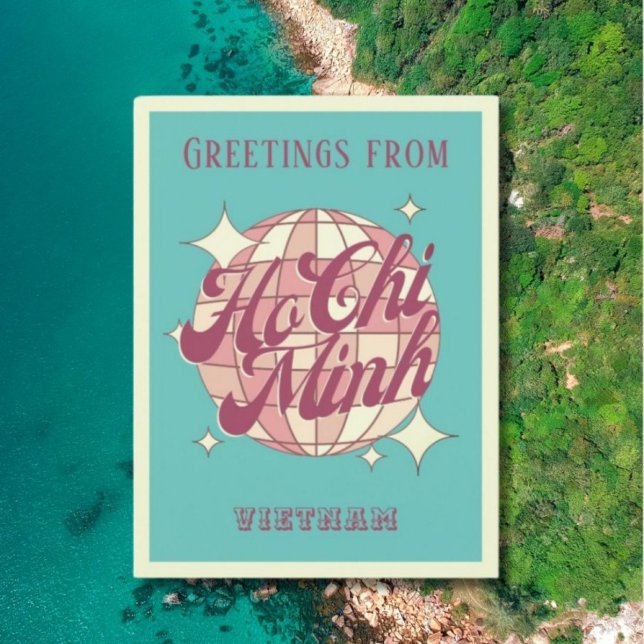 Ho Chi Minh City Vietnam Urlaub Retro Postcar Postkarte (Von Creator hochgeladen)