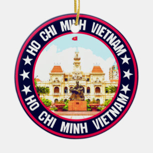 Ho Chi Minh Keramik Ornament