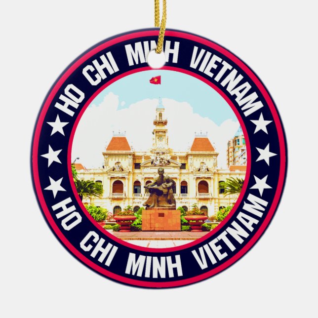 Ho Chi Minh Keramik Ornament (Vorne)