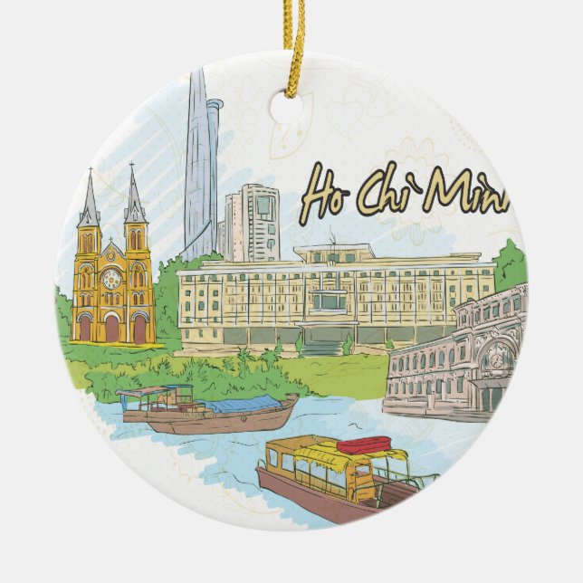 Ho Chi Minh Keramikornament (Vorne)