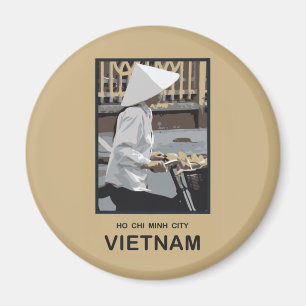 Ho Chi Minh Stadt Vietnam Magnet