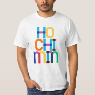 Ho-Chi-Minh-Stadt Vietnam Pop-Art-Buchstaben T-Shirt