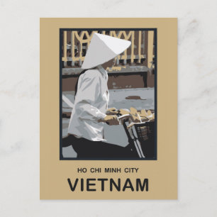 Ho-Chi-Minh-Stadt Vietnam Postkarte