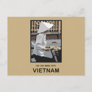 Ho-Chi-Minh-Stadt Vietnam Postkarte