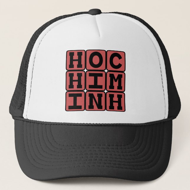 Ho Chi Minh, vietnamesischer kommunistischer Führe Truckerkappe (Vorderseite)