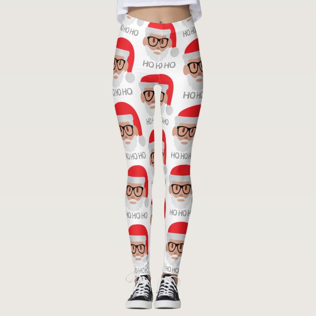 ho Hipster santa Leggings (Vorderseite)
