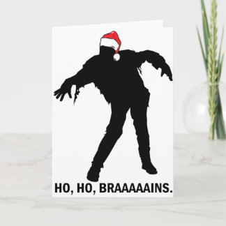Ho Ho Brains Feiertagskarte