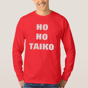 HO HO douille de T-shirt de Noël de TAIKO longue