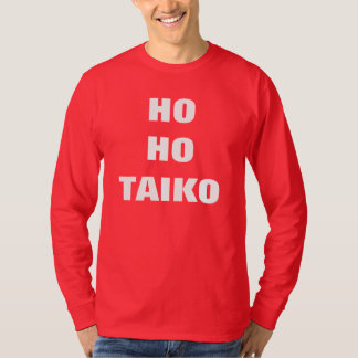 HO HO douille de T-shirt de Noël de TAIKO longue