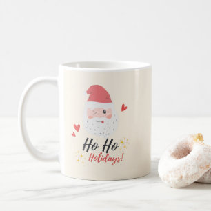 Ho Ho Ferien Santa Gesicht Kaffeetasse