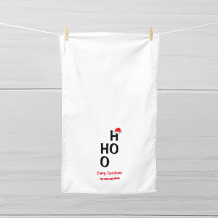 Ho Ho: Frohe Weihnachten Geschirrtuch