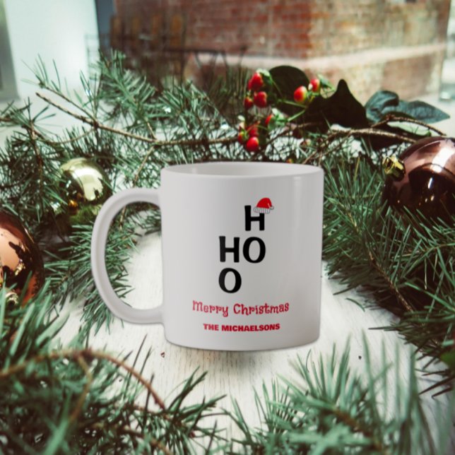 Ho Ho: Frohe Weihnachten Kaffeetasse (Von Creator hochgeladen)