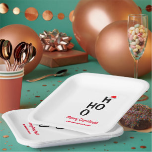 Ho Ho: Frohe Weihnachten Pappteller