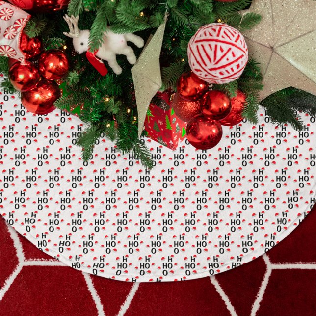 Ho Ho: Frohe Weihnachten Polyester Weihnachtsbaumdecke (Von Creator hochgeladen)