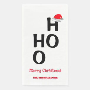 Ho Ho: Frohe Weihnachten Serviette