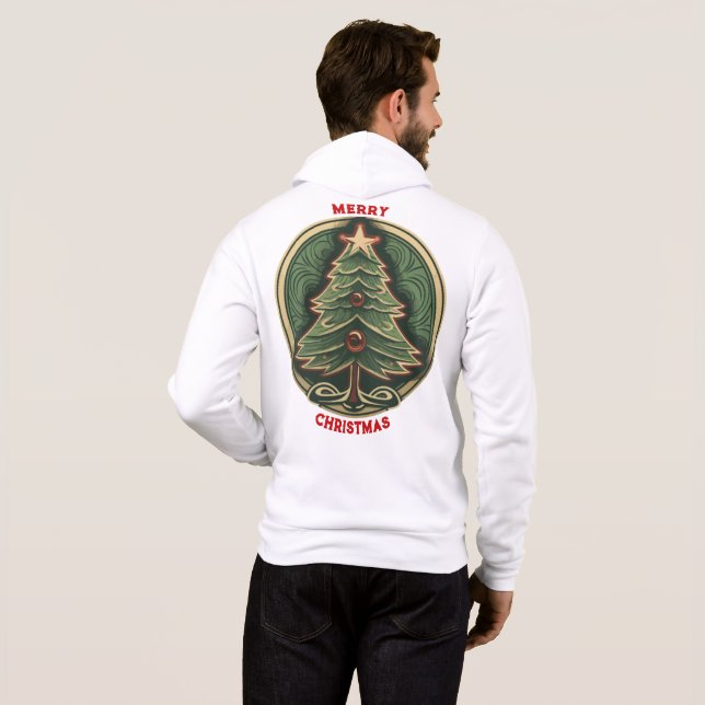 Ho Ho Glück Hoodie (Schwarz voll)