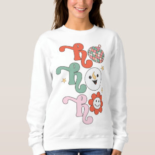 Ho Ho Groovy Disco Retro Sweatshirt