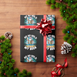 Ho Ho Halt meine Biere Weihnachten im Juli Sommer Geschenkpapier