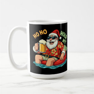 Ho Ho halten meine Biere lustig trinken Weihnachte Kaffeetasse