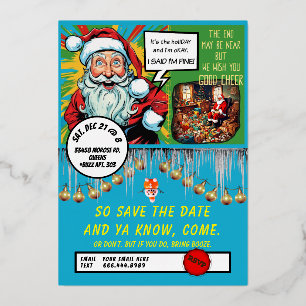 HO HO HELP-Folie Einladung