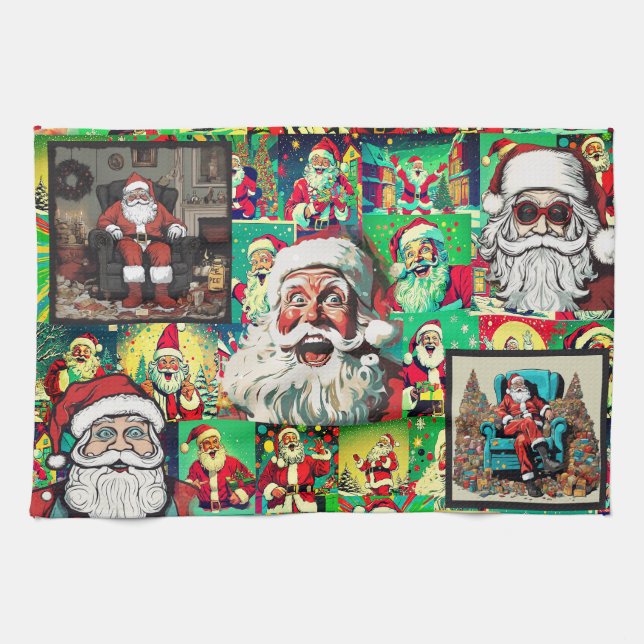HO HO HELP Küchenhandtuch Geschirrtuch (Horizontal)