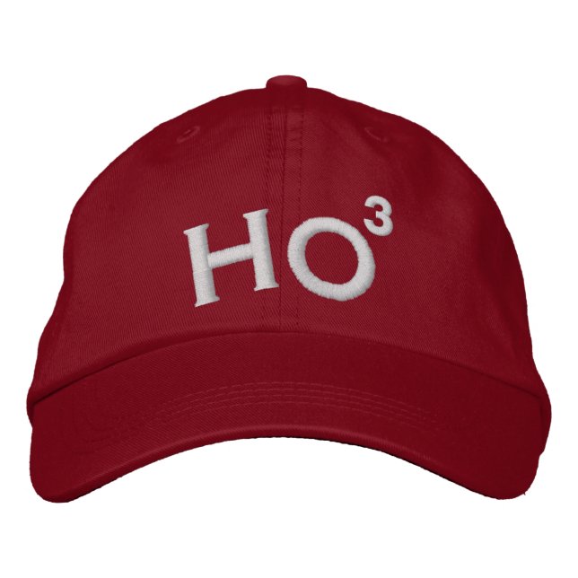 Ho Ho Ho Bestickte Kappe (Vorderseite)