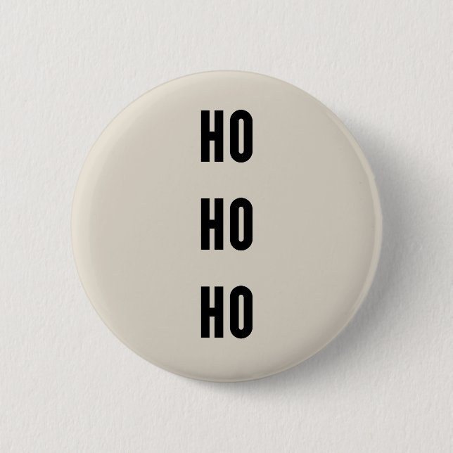 Ho Ho Ho Button (Vorderseite)