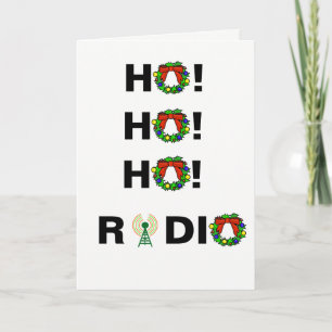 Ho ! Ho ! Ho ! Carte de Noël Ham Radio