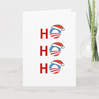 Ho Ho Ho carte d'Obama